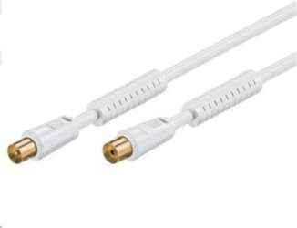 MicroConnect Coax M-F 10m White 75