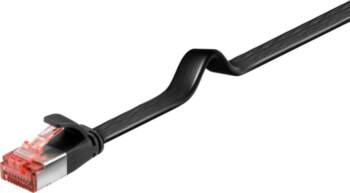 MicroConnect U/UTP CAT6 2M Black Flat