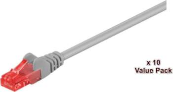 MicroConnect U/UTP CAT6 5M GREY 10