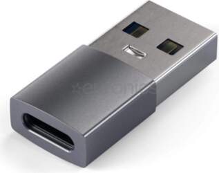 Satechi, USB A-USB C, pelēka -