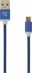 Sbox USB-10315BL USB- Micro USB M/M