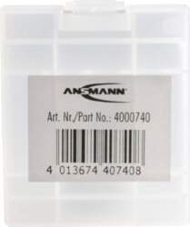 Ansmann Akku-Box 4 transparent