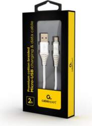 CABLE USB2 TO MICRO-USB 2M/CC-USB2B-AMMBM-2M-BW2 GEMBIRD
