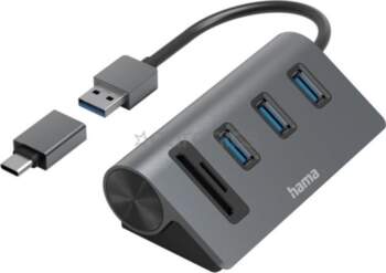 Hama USB Hub, 3x USB-A 3