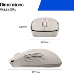 HP 400 Quiet Wireless Mouse [AZ7B4AA]