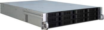 Inter-Tech IPC 2U-2412 Rack Black, Silver