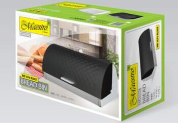 Maestro breadbox black MR-1676