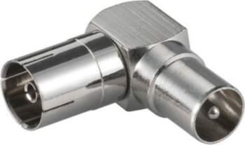 MicroConnect Coxial Angled Adapter F/M