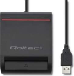 Qoltec Smart chip ID card scanner