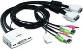 TRENDnet TK 214I - KVM-/Audio-Switch -