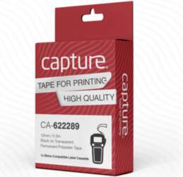 Capture 12mm x 5.5m Black