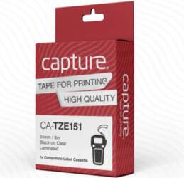 Capture 24mm x 8m Black on