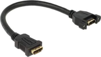 DeLOCK Panel-mount - Video- / Audiokabel