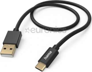 Hama Fabric Charging Cable, USB-A -