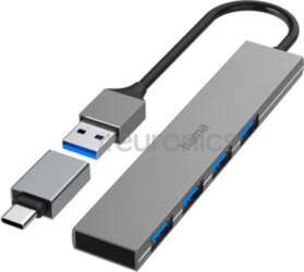 Hama USB Hub, 4x USB 3
