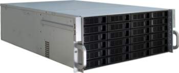 Inter-Tech 4U-4424 Rack Black, Silver