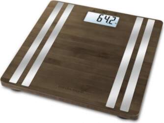 Medisana BS 552 Rectangle Bamboo, Silver