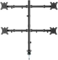 Monitora stiprinājums Gembird Adjustable Desk Mounted