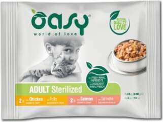 OASY Chunks in gravy Multipack Sterilized