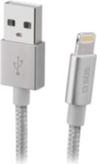 SBS Silver Metal Braided, USB-A -