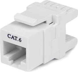 StarTech.com C6KEY110SWH keystone modulis