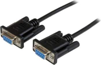 StarTech.com SCNM9FF2MBK seriālais kabelis Melns
