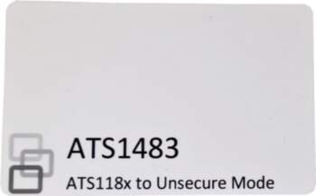 Aritech ATS118x to Unsecure Mode