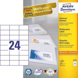 AVERY Zweckform Avery 3474 self-adhesive label