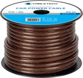 Cabletech Kabel samochodowy 4Ga OD10mm CU+AL