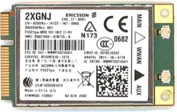 Dell Wireless 5550 3G modems +