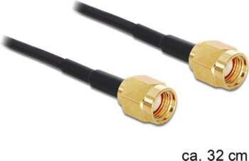 DeLOCK Adapter RP-SMA Plug RP-SMA Plug