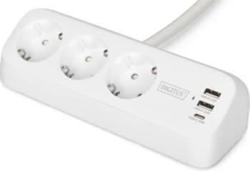 Digitus 3-way office socket strip with