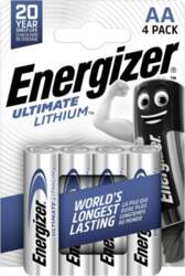 Energizer Batterie Lithium, Mignon, AA,