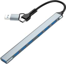 Gembird 7-port USB hub Silver