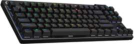 Logitech PRO X TKL, US, melna