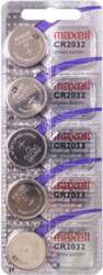 MAXELL CR2032 Battery specialized 5 pcs