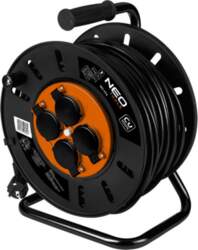 NEO TOOLS Cable drum 40m, 3x2