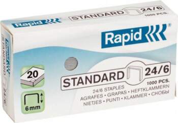 Rapid Standard 24/6 Staples Pack