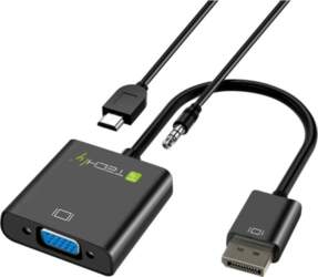 Techly HDMI - VGA+3.5mm+Micro USB