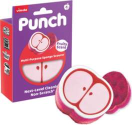 Vileda Punch All-Purpose Sponge – Apple