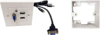 Vivolink Wall Box HDMi + USB