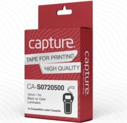 Capture 12mm x 7m Black on