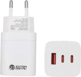 Charger EXTRA DIGITAL GaN 2x USB