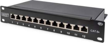 Digitus CAT 6A Patch Panel, shielded