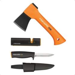 Fiskars CAMPING SET: X5 AXE +