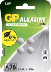 GP ALKALINE BUTTON CELL LR44