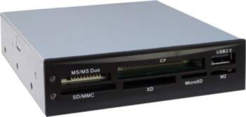 Inter-Tech Multicardreader CI-02, Kartenleser schwarz
