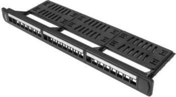 Lanberg PPKS-1124-B patch panel 1U