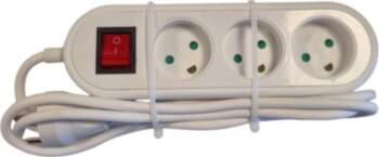 Mercodan Power strip with 3 outlets