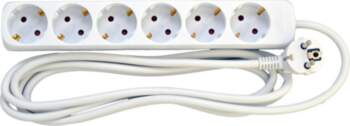 Mercodan Schuko power strip, 6